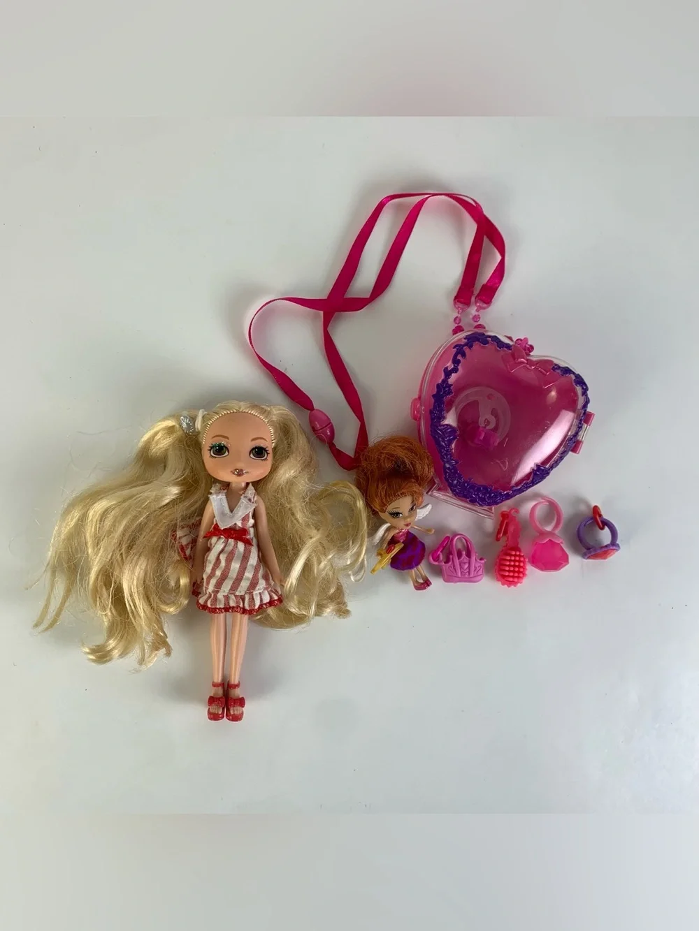 Barbie Peek a Boo Petites Sweetheart Squad & MGA Yummi Land Tandy Candy Apple 07